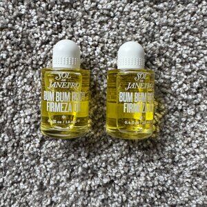 (2) Sol de Janeiro BUM BUM Body Firmeza Body Oil, .4 fl.oz. Travel Mini New